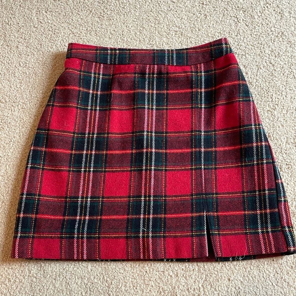 Hollister Plaid Mini Skirt